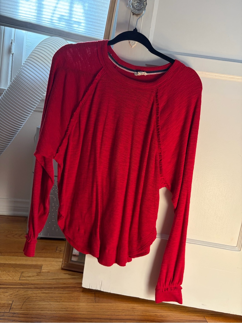 Pilcro Ruffled Raglan Thermal Top - Picture 5 of 8